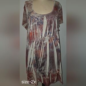Apt. 9 Women's Multicolor Sheer Blouse